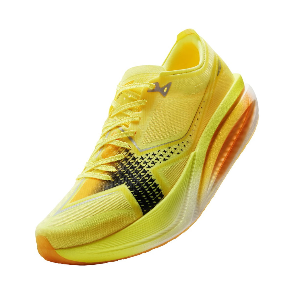 Xtep 160X 8.0 herre løpesko i Fluorescence Yellow/Black – bilde 2